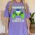 Kindergarten Graduation Level Complete Gamer Class 2024 Kids Women's Comfort Colors T-Shirt Violet