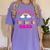Kindergarten Graduation Shirt Mom For Girl Graduate Tee Women's Comfort Colors T-Shirt Violet