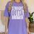 Kindergarten Graduation- Straight Outta Kindergarten Women's Comfort Colors T-Shirt Violet