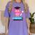 Kindergarten Graduation Tee Shirt Pink Owl T-Shir Women's Comfort Colors T-Shirt Violet