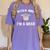 Kiss Me I'm A Grad Graduation T-Shirt Women's Comfort Colors T-Shirt Violet