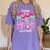 Last Day Of School Shirt Coquette Bow School Graduation Women's Comfort Colors T-Shirt Violet