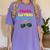 Last Day Of School Spanish Teacher Graduation T-Shirt Women's Comfort Colors T-Shirt Violet