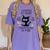 Last Day Of School Student Graduation I Survived 2nd Grade Women's Comfort Colors T-Shirt Violet