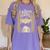 Latina Graduate Educated Powerful Class Of 2024 Graduation Women's Comfort Colors T-Shirt Violet