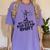 Law School Graduation My Lucky Bar Exam Shirt Lawyer Women's Comfort Colors T-Shirt Violet