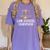 Law School Survivor Humor Law School Graduation Quote Women's Comfort Colors T-Shirt Violet