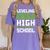 Leveling Up To High School Tee Shirt Gaming Graduation Women's Comfort Colors T-Shirt Violet