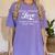 Love Social Worker Shirt Graduation MSW Tee Women's Comfort Colors T-Shirt Violet