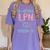 LPN Licensed Practical Nurse Graduation Nursing Nurses Week Women's Comfort Colors T-Shirt Violet