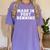 Made In Fort Benning Basic Training Recruit Graduation Women's Comfort Colors T-Shirt Violet