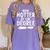 Masters Degree Art For Men Women Masters Degree Graduation Women's Comfort Colors T-Shirt Violet