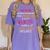 Masters Degree Graduation MPH Social Work Women's Comfort Colors T-Shirt Violet