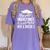 Master's Graduation Shirt For Women With Masters Degree Women's Comfort Colors T-Shirt Violet