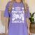 Master's Level Complete College Graduation Women's Comfort Colors T-Shirt Violet