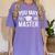 You May Call Me Master For Masters Degree Graduation Women's Comfort Colors T-Shirt Violet