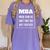 MBA Graduation Women's Comfort Colors T-Shirt Violet