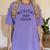 Medical Coder CPC Medical Coding Graduation Women's Comfort Colors T-Shirt Violet