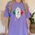 Mexican Pride Graduation 2019 Tshirt Women's Comfort Colors T-Shirt Violet