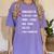 Middle School Graduation Women's Comfort Colors T-Shirt Violet
