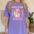 Middle School Level Complete Gaming Graduation Anime Girl Women's Comfort Colors T-Shirt Violet
