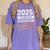 Mission Graduation Accomplished For Class Of 2025 Women's Comfort Colors T-Shirt Violet