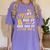 My Mom Did It And She Did It For Me Graduation Graduate Women's Comfort Colors T-Shirt Violet