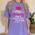 My Mommy Did It And She Did It For Me Graduation Daughter Women's Comfort Colors T-Shirt Violet