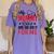 My Mommy Did It And She Did It For Me Nurse Graduation Mom Women's Comfort Colors T-Shirt Violet