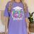 Mother Of a 2025 Graduate Tie Dye Class Senior Graduation 25 Women's Comfort Colors T-Shirt Violet