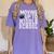 Moving Up To Middle School Elementary School Graduation Women's Comfort Colors T-Shirt Violet