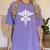MSN Letters On Caduceus Medical Emblem MSN Nurse Graduation Women's Comfort Colors T-Shirt Violet