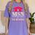 Msn Master Of Science In Nursing College Graduation Premium Tri-Blend Women's Comfort Colors T-Shirt Violet