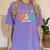MSW Est 2025 Graduation School Social Worker Shirt Master Women's Comfort Colors T-Shirt Violet