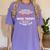 Music Therapy Major Student Shirt Graduation Women's Comfort Colors T-Shirt Violet