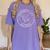 Naughty List Alumni Christmas College Graduation Women's Comfort Colors T-Shirt Violet
