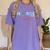 New Nurse Est 2018 T-Shirt Nursing School Graduation Women's Comfort Colors T-Shirt Violet