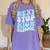 Next Stop High School Elementary School Graduation 2025 Women's Comfort Colors T-Shirt Violet