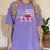 Nurse 2018 American Flag Tee Nursing School Graduation Women's Comfort Colors T-Shirt Violet