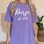NURSE EST 2018 New Nursing School Graduation Shirt Women's Comfort Colors T-Shirt Violet