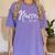 Nurse Est 2019 Shirt Women Nursing School Graduation Women's Comfort Colors T-Shirt Violet