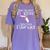 Nurse Florida RN CNA LPN Nursing Student Graduation Women's Comfort Colors T-Shirt Violet