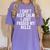 Nurse Graduation I Can't Keep Calm I Passed My NCLEX Women's Comfort Colors T-Shirt Violet