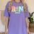 Nurse Graduation Shirt RN Est 2018 Rainbow Tshirt Women's Comfort Colors T-Shirt Violet