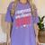 Nurse Graduation I Survived My Girlfriends Nursing Degree Women's Comfort Colors T-Shirt Violet