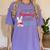 Nurse LPN RN CNA Easter Graduation Nursing 2021 Women's Comfort Colors T-Shirt Violet