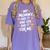 Nurse Mom My Mommy Did It And She Did It For Me Graduation Women's Comfort Colors T-Shirt Violet