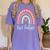 Nurse Practitioner Doctor Of Nursing PracticeGraduation 2025 Women's Comfort Colors T-Shirt Violet