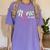 Nursing Graduation Nurse Est 2018 T-Shirt Women's Comfort Colors T-Shirt Violet