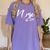 Nursing School Survivor Apparel Graduation Nurse RN EST 2019 Women's Comfort Colors T-Shirt Violet